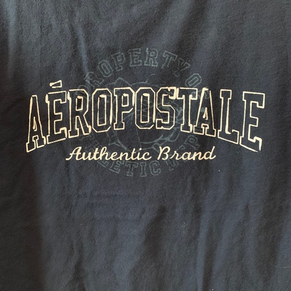 Aeropostale Navy T-Shirt - Picture 2 of 3